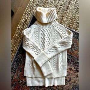 Madewell Wool Long Turtleneck | Size XS